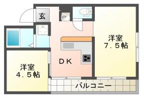 メゾンパルクNS 205間取り図