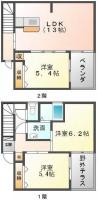 エクセレントガーデンエスト A間取り図