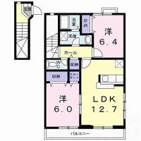 オーブ I 201間取り図