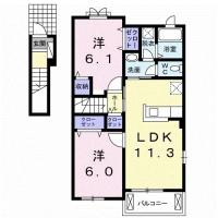 ベーネ 201間取り図