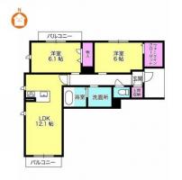 レフィシア安宅 205間取り図
