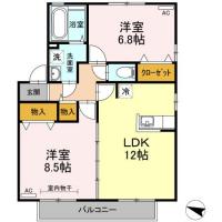 ステージハイツ 203間取り図