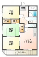 ハピネス21 205間取り図