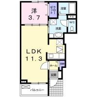 フィールドビーチ 7 102間取り図