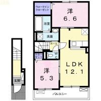 ノルデン B 202間取り図