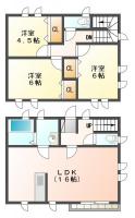 リブライフ末広III B間取り図