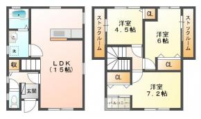 (仮)フィットセル川内II B間取り図
