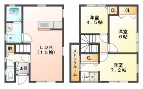 (仮)フィットセル川内II C間取り図