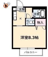 CASA安宅A 202間取り図
