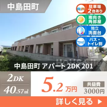 中島田町 アパート 2DK 201