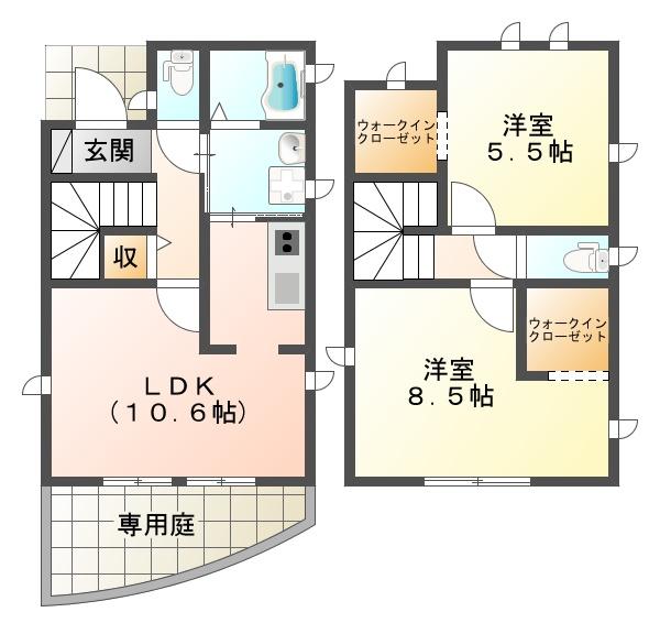 徳島市名東町の賃貸一戸建て 名東町 一戸建て 2ldk D ハウスマイル徳島店