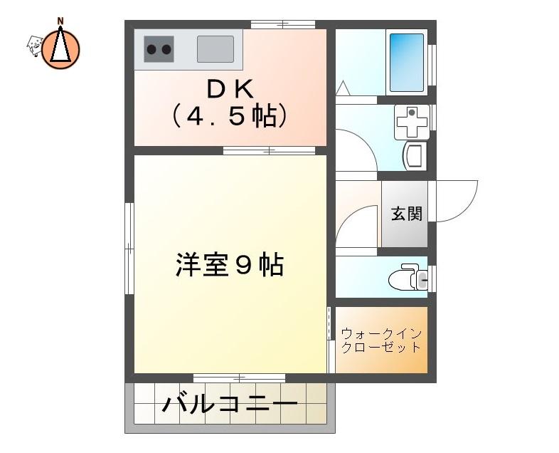 徳島市住吉の賃貸アパート 住吉 アパート 1dk 101 ハウスマイル徳島店
