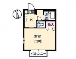 ジュネス新浜 201間取り図