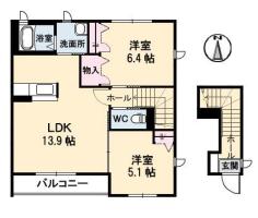 シャーメゾンサンモール A棟 201