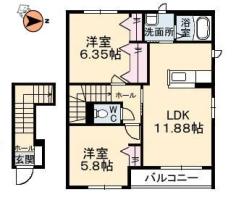 シャーメゾンプランドール E・F棟 202