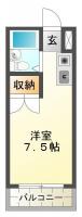 サティー光陽台 403間取り図