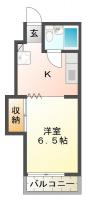 庄町 マンション 1K 305間取り図