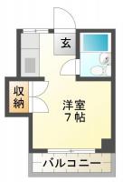 南昭和町 マンション 1R 305間取り図