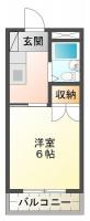 パークハイツ 402間取り図