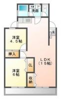 メゾンドール 205間取り図