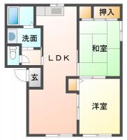 シャーメゾンラヴィC棟 102間取り図