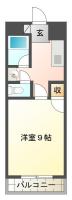 南庄町 マンション 1DK 405間取り図