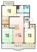 メゾンサンテラスA 302間取り図