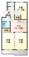 北田宮 マンション 3DK 305間取り図