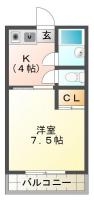 ビザン21 206間取り図