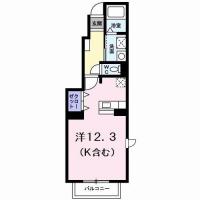 ルミナス藍住A 101間取り図