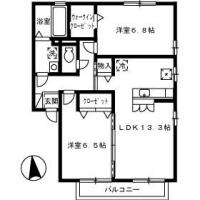 セジュールマホロ B105間取り図