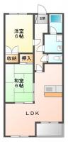 南田宮 マンション 2LDK 104間取り図