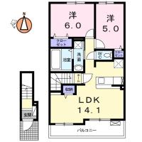 グランレジデンス 国府 AーIII 205間取り図