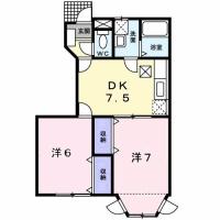 モン・ルポ A 102間取り図