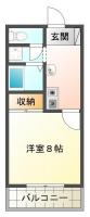 さくらハイツ 302間取り図