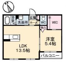 リブライフ春日 B206間取り図