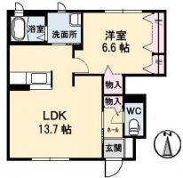 シャーメゾンセレシア 101間取り図