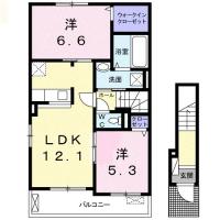 エンジェル ブーケ 201間取り図