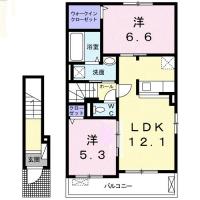 エンジェル ブーケ 202間取り図