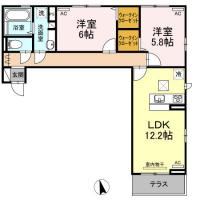 (仮)D-room南佐古八番町 103間取り図