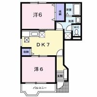 サントゥールノース 101間取り図