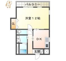 住吉1丁目 アパート 1K 205間取り図