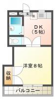 住吉2丁目 マンション 1K 302間取り図