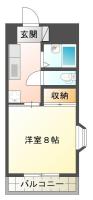 庄町 マンション 1K 201間取り図