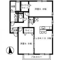 セジュールマホロ A205間取り図