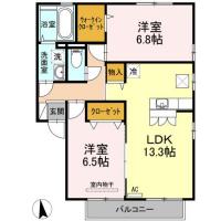 セジュールマホロ A105間取り図