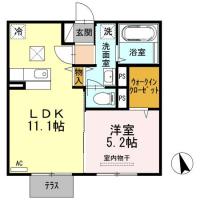 シャインクレール A202間取り図