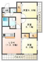 エスポワール 103間取り図