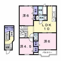 フルール・メゾン K 203間取り図