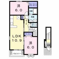 ラリュール II 201間取り図